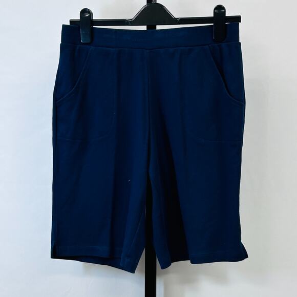 Quacker Factory Americana Shirt & Shorts Set Navy Blue Size Small Embellished - Picture 3 of 6